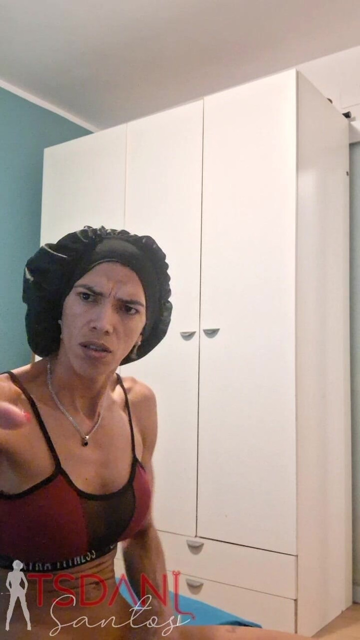 Tsdanisantos1: Oh, It's so Hot, I'm Going to Take My Dick...