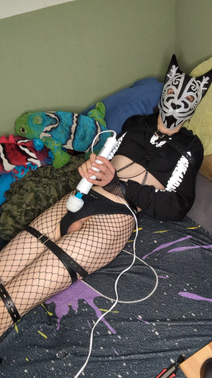 AJ_the_catgirl: Edging with Wand 2
