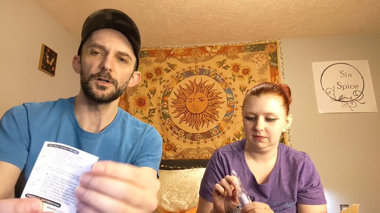 Sin Spice by Sophia Sinclair and Jasper Spice: 싱에톤 미니 핑거 지팡이 언박싱과 자위