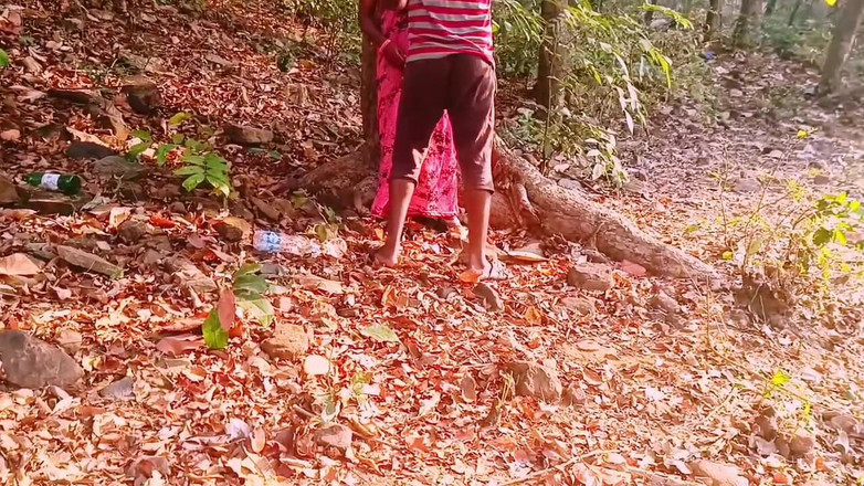Telugu honey lips: 德西继母和继子户外性爱泰卢固语肮脏的谈话