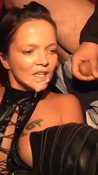 Horny Babe Cumbitch Fucked Hard in Swinger P4