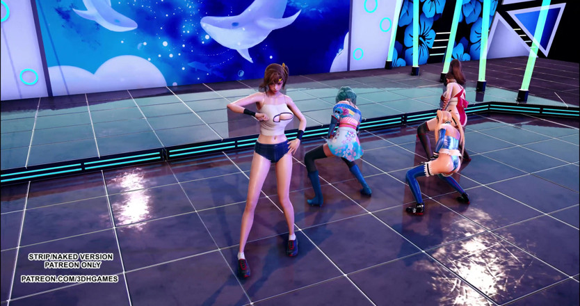 3D-Hentai Games: 랄랄 핫 댄스 DOA Mai Shiranui Marie Rose Misaki 타마키