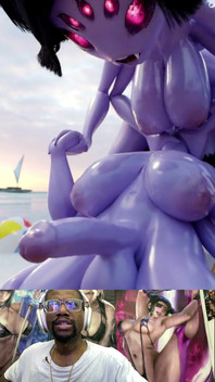 Thicc Milky Waifu Busts a Huge Nut