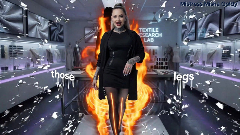 Goddess Misha Goldy: Nylon Psycho. La guerra psicologica avvolta in un tessuto trans