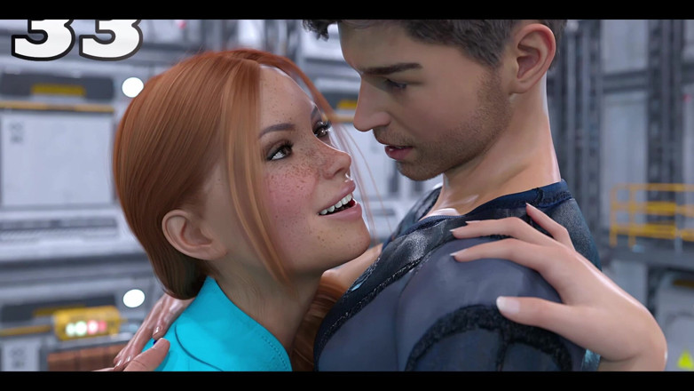 AVN Teller: Stranded in Space - First Kiss with Red Head Haylee