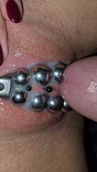 He Covers My Chastised Pussy in Cum