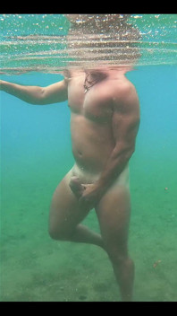 What a Nice Feeling to Swim Like This, I Wanted to Have Cum for You, but People Showed up