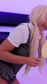 Sexy Blonde Petite Pig Tails Porn Babe Caprice Jane in Naughty Schoolgirl Roleplay Gets Fucked by Big White Cock Stud