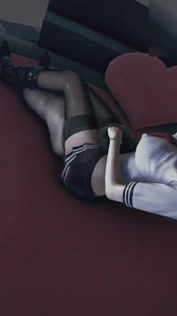B039 a Man Who Lost His Limbs Was Played by a Japanese Jk Student. He Was Put on His Head with Stockings, Sat on His Face, Licke