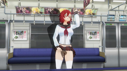 H3DC: 3D HENTAI facet masturbuje się cipką dziewczyny z college'u w...