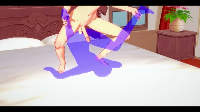 Yaoitube: Yaoi Femboy - Shiro Femboy Bareback Twice