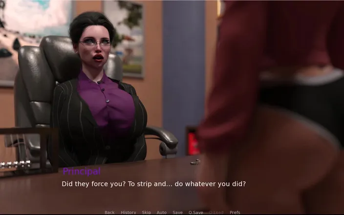 Snip Gameplay: MILF Breeder 5 the Principle Wanted My Big Fat Cock