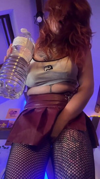 Piss Slut Soaks Herself in Hot Piss Until She Squirts Everywhere