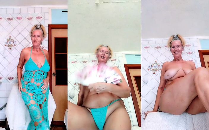 Lukerya: Striptease divertido de una ama de casa caliente en la...
