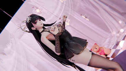 MikuMotion: [mmd] butik, przepraszam za sprośne linie; Striptiz; jedwab; Zraszanie wodne