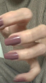 Lady Victoria Valente - Cashmere Knit Outfit, Beautiful Hands, Cocoa Fingernails, Close-ups, JOI
