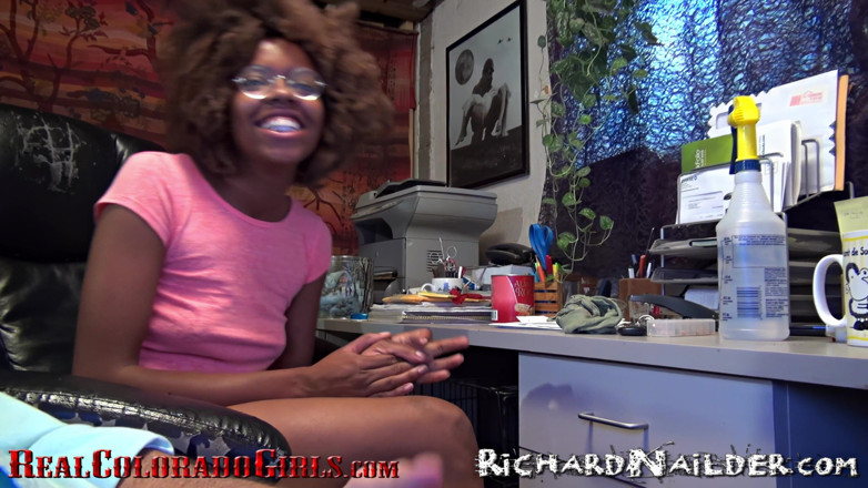 Richard Nailder Hardcore: Beautiful Black Girl Sucks My Big White Cock and I...