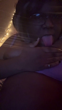 Bebe Sucking Her Tits