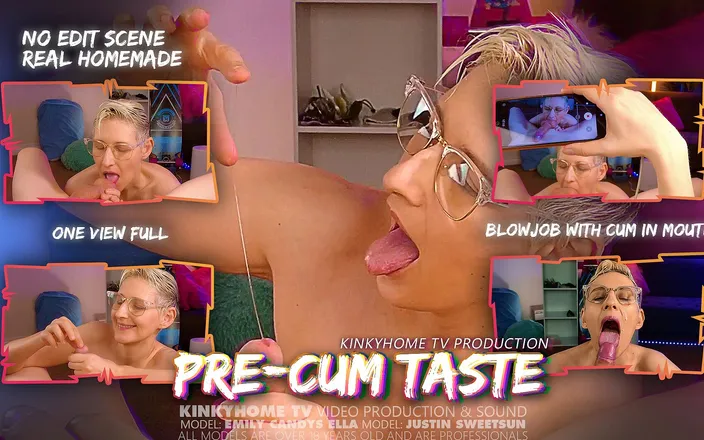 KinkyHome: Balls and Cock Sucking with Amazing Hot Cum in Her...