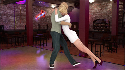 Maayon Plays: Chris saindo com Andrea para um Bar Dance