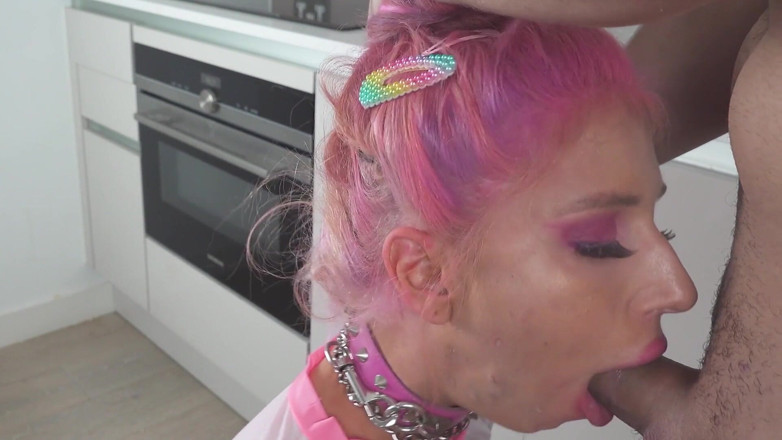 Whorny Films: Skinny hentai babe with fake tits, diamond butt plug loves...
