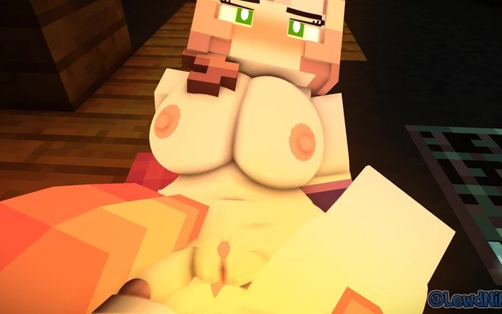 VideoGamesR34: Taş kağıt makas! Minecraft lezbiyen porno animasyonu