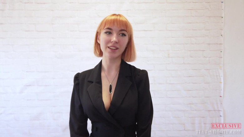 Test-Shoots: Redhead Big Tits Teen Lilly Mays Nude Video Casting Interview