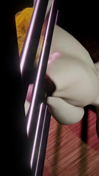 Tlustá blonďatá dívka z Yakuzy dostane bondage zacházení