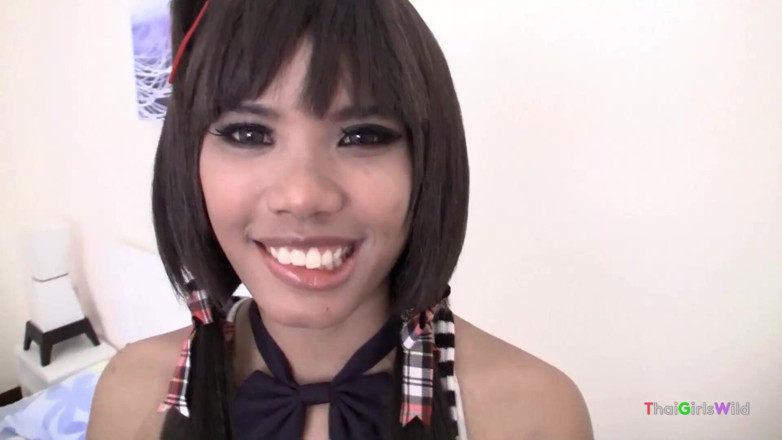 Thai Girls Wild: Cum in the mouth for this pretty Thai teen