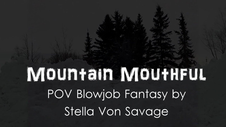 Stella Von Savage: Mountain Mouthful - POV kouření v kabince