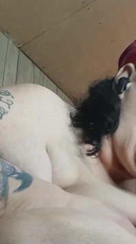 Sycking Her Pussy Juices off That Monster Hand