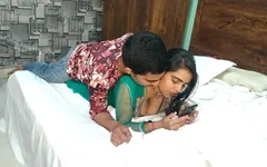 The Wife Who Was Using the Mobile Called the Husband and Enjoyed the Room.
