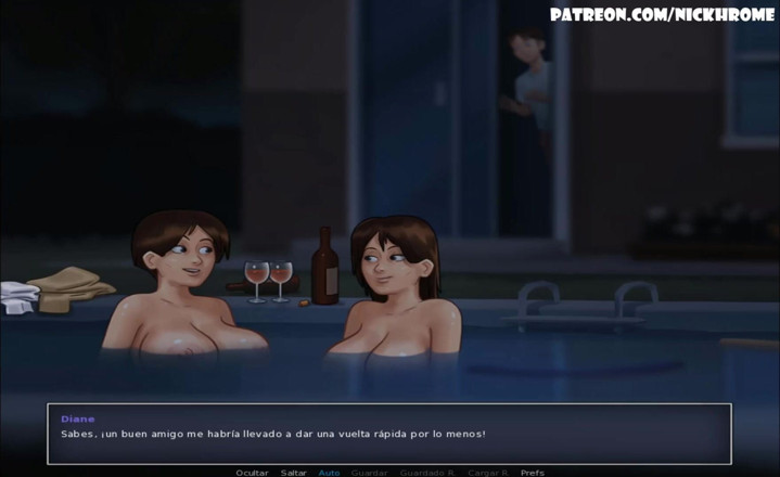 Cartoon Universal: Summertime saga part 24 - play with milf pussy (Espanol sub)
