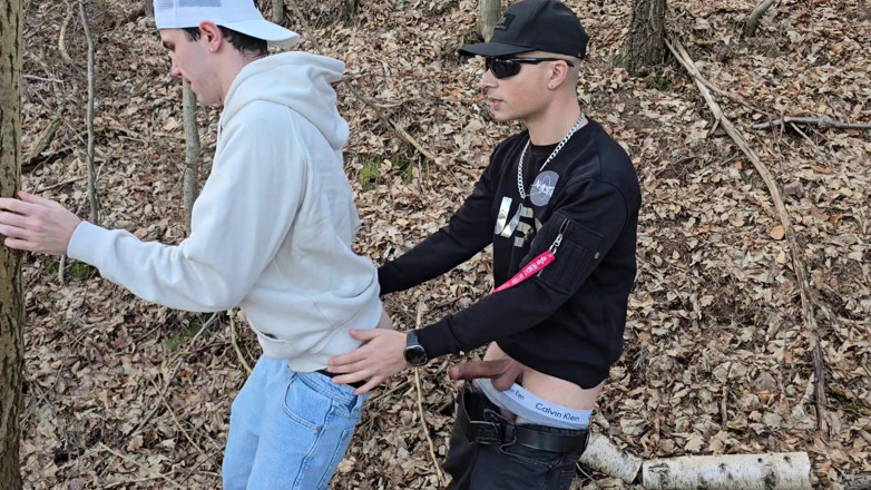 boyzxy212: Outdoor Sex in the Woods with My Gay Slut - He...