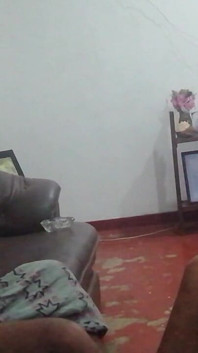 Father in Law's Gigantic Dick Hangs Out Under His Sarom for Step Daughter