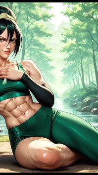 Sokka Scopato Nella Foresta Da Toph Beifong Mentre Avatar Non È Presente