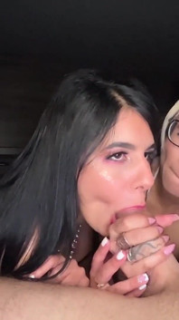 2 whores share my cock