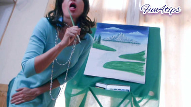 Bolly Karma: Babe Takes BBC Deep Down Throat.