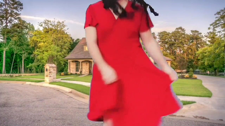 Kitty_Cross: 猫レディーボーイ屋外ホットムーブメントダンストレーニング