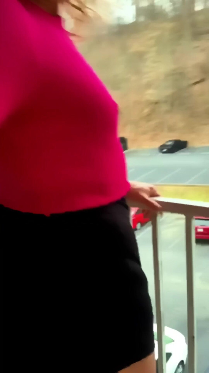 CindieLove: Slutty Public Sissy Outside in High Heels and Thigh Highs