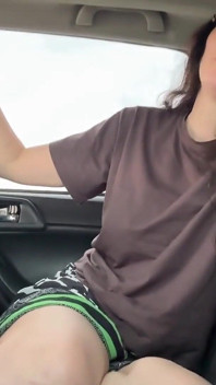 She Satisfied Herself in the Back Seat of the Car.