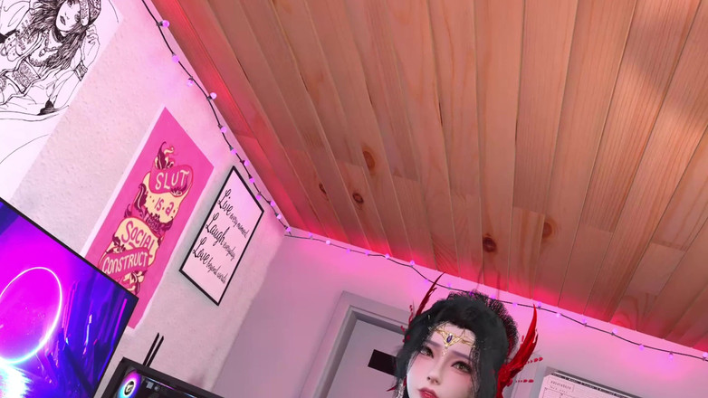 Why fuck so hard: 3D roztomilá cosplay modelka má hardcore sex v ložnici