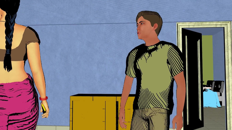 Animxyzn: Người dì kế xinh đẹp gợi cảm bị đụ bởi cháu kế...