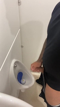 Bathroom Piss and Jerk