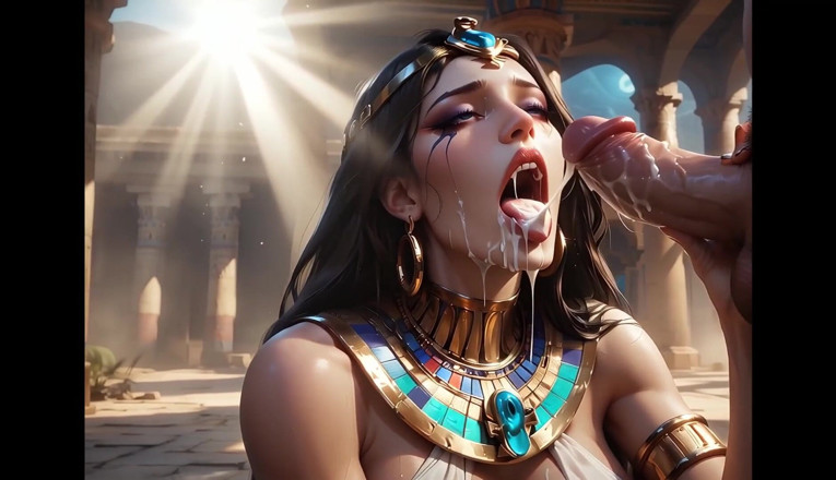 Horny van stevie: Anime di cleopatra scopata da sphynx god ai