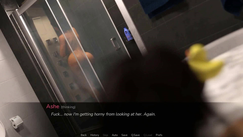 Futavision: 噴火が差し迫る:ムラムラしたフタが大きなチンコを抑えられずに勃起する - 第6話