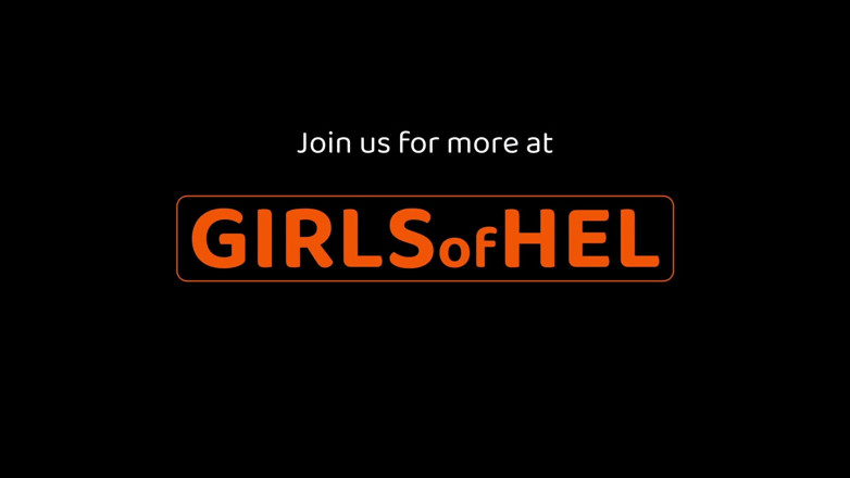 Girls of Hel: Cócegas menina amarrada e feita para gozar - ela luta para...