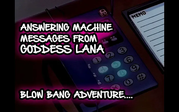 Campsissyboi: AUDIO ONLY - Answering machine Messages 2 blow bang adventure