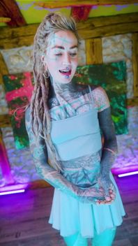 Polyamore Pan Tattoo Model Anuskatzz Skinny Star Always in the Search