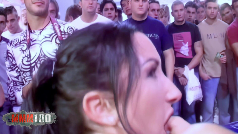 MMM100: Ana-martin : sexe avec Ana Martin au salon érotique de Barcelone